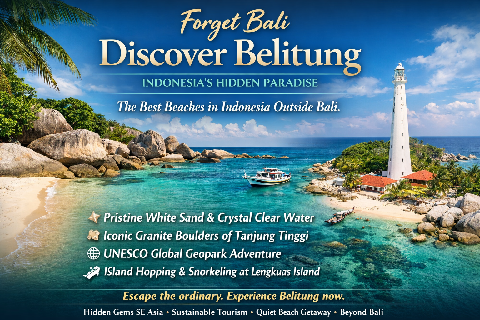 Forget Bali Discover Belitung